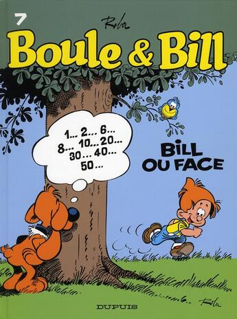 Couverture du livre « Boule & Bill Tome 7 : Bill ou face » de Jean Roba aux éditions Dupuis