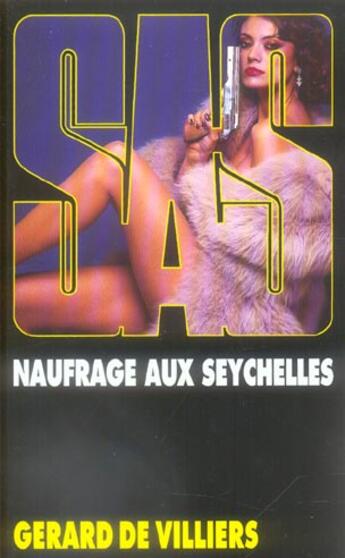 Couverture du livre « SAS T.49 ; naufrage aux Seychelles » de Gerard De Villiers aux éditions Malko