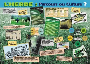 Couverture du livre « L'herbe, parcours ou culture ? » de Michel Huber et Sylvie Granger et Gaillard Claire aux éditions Educagri