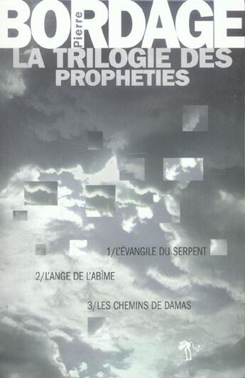 Couverture du livre « Coffret la trilogie des propheties ; l'évangile des serpents ; l'ange de l'abîme ; les chemins de damas » de Pierre Bordage aux éditions Au Diable Vauvert