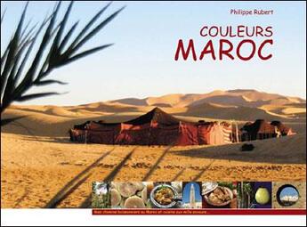 Couverture du livre « Couleurs maroc » de Philippe Rubert aux éditions L'albatros