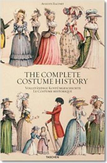 Couverture du livre « Auguste Racinet, the complete costume history » de Tetard-Vittu F aux éditions Taschen
