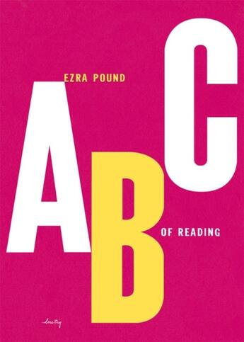 Couverture du livre « ABC OF READING » de Ezra Pound aux éditions New Directions