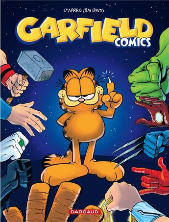 Couverture du livre « Garfield - comics Tome 1 : ultra-puissant man » de Jim Davis aux éditions Dargaud