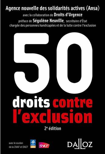 Couverture du livre « 50 droits contre l'exclusion » de  aux éditions Dalloz