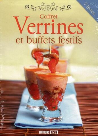 Couverture du livre « Coffret verrines et buffets festifs » de Brozinska Anastas. aux éditions Editions Esi