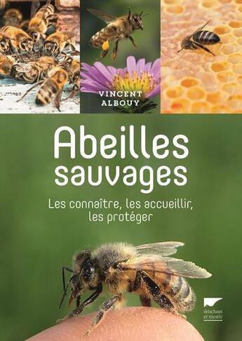 Couverture du livre « Abeilles sauvages ; les connaître, les accueillir, les protéger » de Vincent Albouy aux éditions Delachaux & Niestle