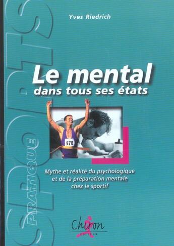 Couverture du livre « Le mental dans tous ces etats » de Riedrich aux éditions Chiron