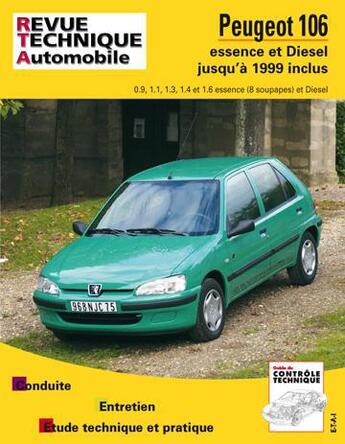 Couverture du livre « Peugeot 106 - moteurs essence et diesel » de Etai aux éditions Etai