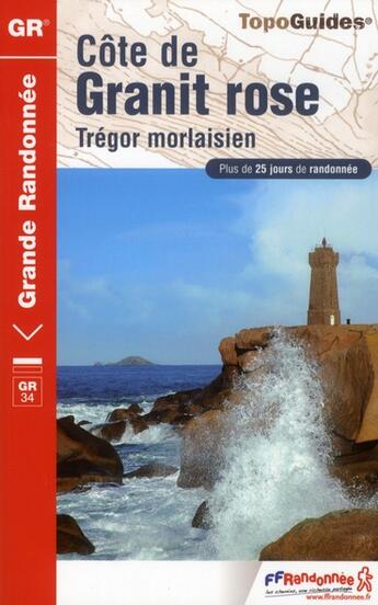 Couverture du livre « Côte de Granit Rose ; 22-29 - GR - 346 (édition 2011) » de  aux éditions Ffrp