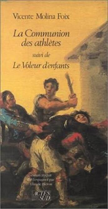 Couverture du livre « La communion des athletes » de Vicente Molina-Foix aux éditions Actes Sud