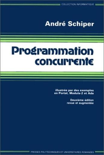 Couverture du livre « 16268ammation concurente » de Schiper aux éditions Ppur