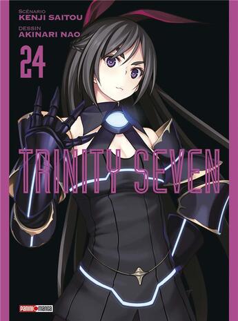 Couverture du livre « Trinity Seven Tome 24 » de Kenji Saito et Akinari Nao aux éditions Panini