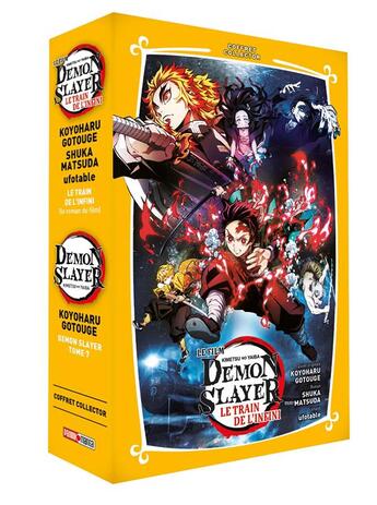 Couverture du livre « Demon slayer Tome 7 : + roman Tome 3 » de Koyoharu Gotoge aux éditions Panini