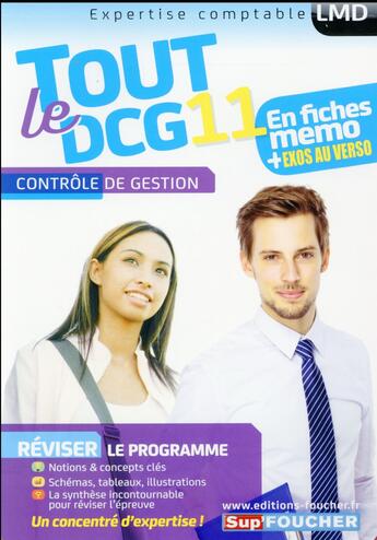 Couverture du livre « Tout le DCG 11 ; contrôle de gestion » de Eric Margotteau aux éditions Foucher