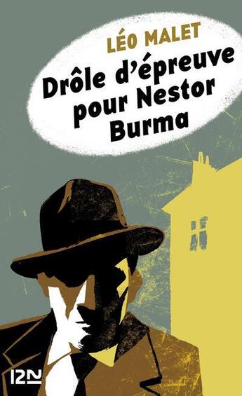 Couverture du livre « Drôle d'épreuve pour Nestor Burma » de Leo Malet aux éditions 12-21