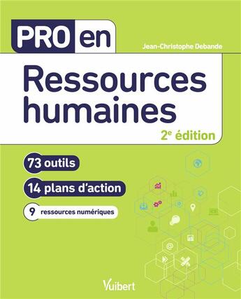 Couverture du livre « Pro en... : ressources humaines » de Jean-Christophe Debande aux éditions Vuibert