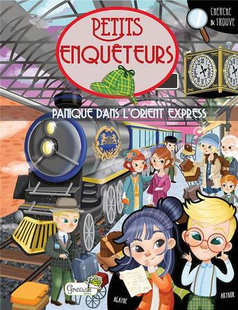 Couverture du livre « Panique dans l'orient express » de Laudereau Anne aux éditions Grenouille