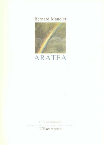 Couverture du livre « Aratea » de Bernard Manciet aux éditions Escampette