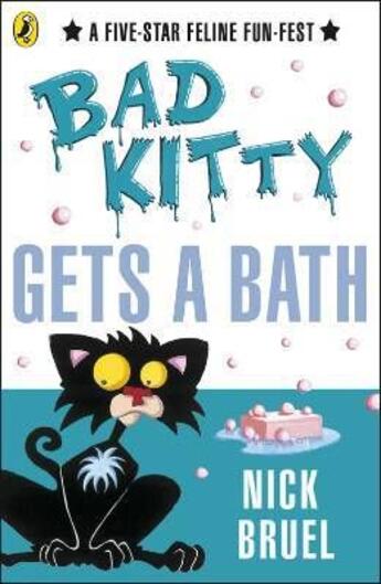 Couverture du livre « Bad Kitty gets a bath » de Nick Bruel aux éditions Children Pbs