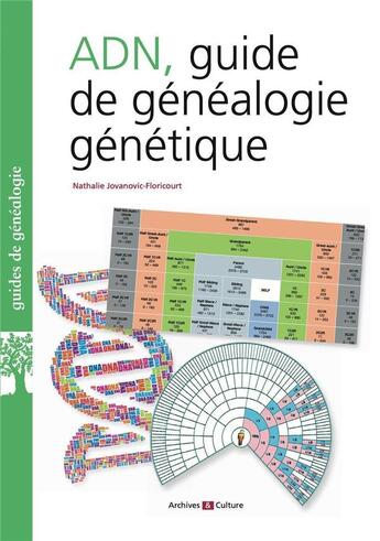 Couverture du livre « L'ADN, un outil généalogique (3e édition) » de Nathalie Jovanovic-Floricourt aux éditions Archives Et Culture