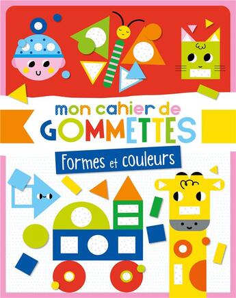 Couverture du livre « Mon cahier de gommettes - formes et couleurs » de  aux éditions 1 2 3 Soleil