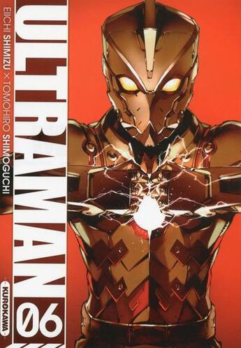 Couverture du livre « Ultraman Tome 6 » de Eiichi Shimizu et Tomoshiro Shimoguchi aux éditions Kurokawa