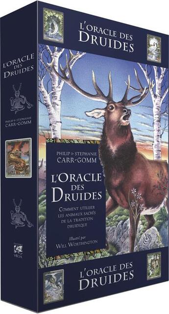 Couverture du livre « L'oracle des druides » de Philipp Carr-Gomm aux éditions Vega