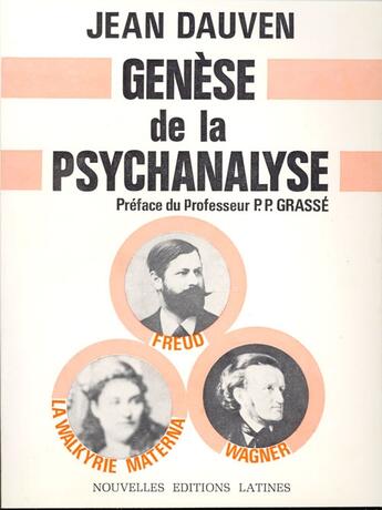 Couverture du livre « Génèse de la psychanalyse » de Jean Dauven aux éditions Nel