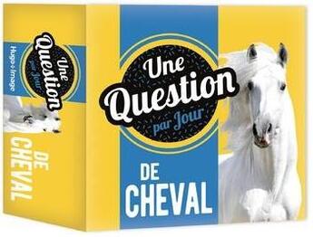 Couverture du livre « Une question par jour de cheval (édition 2020) » de  aux éditions Hugo Image