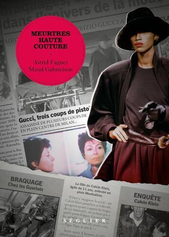 Couverture du livre « Meurtres haute couture » de Maud Gabrielson et Astrid Faguer aux éditions Seguier