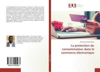 Couverture du livre « La protection du consommateur dans le commerce electronique » de Adam Abakar A. aux éditions Editions Universitaires Europeennes