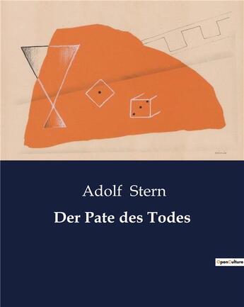 Couverture du livre « Der Pate des Todes » de Stern Adolf aux éditions Culturea