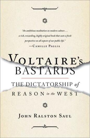 Couverture du livre « Voltaire's bastards » de John Ralston Saul aux éditions Free Press