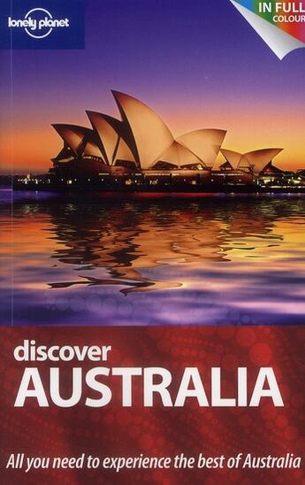 Couverture du livre « Discover Australia » de Lindsay Brown aux éditions Lonely Planet France