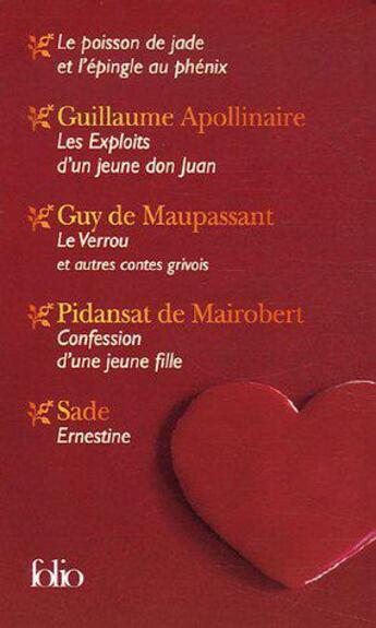 Couverture du livre « Érotiques » de  aux éditions Gallimard