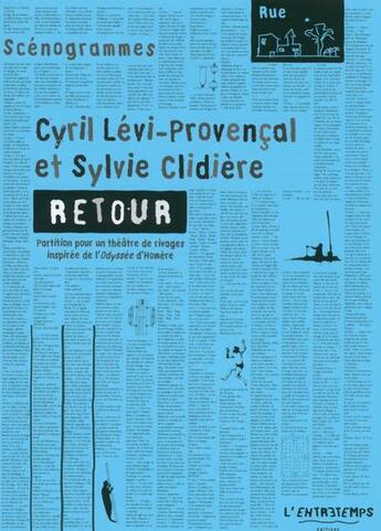 Couverture du livre « Retour » de Cyril Levi-Provencal et Sylvie Clidiere aux éditions L'entretemps