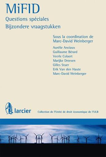 Couverture du livre « MiF1D ; questions spéciales / bijzondere vraagstukken » de Marc-David Weinberger aux éditions Larcier