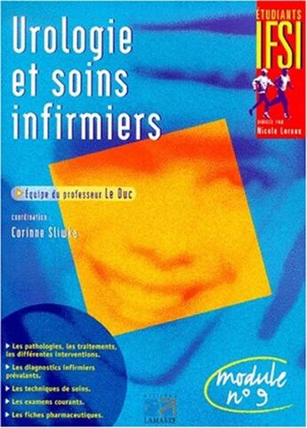 Couverture du livre « Urologie et soins infirmiers » de Editions Lamarre aux éditions Lamarre