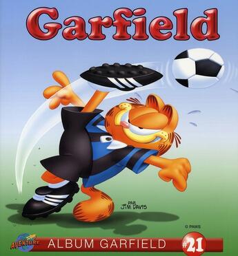 Couverture du livre « Garfield t.21 » de Jim Davis aux éditions Presses Aventure