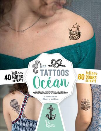 Couverture du livre « Mes tattoos océan » de  aux éditions Vagnon