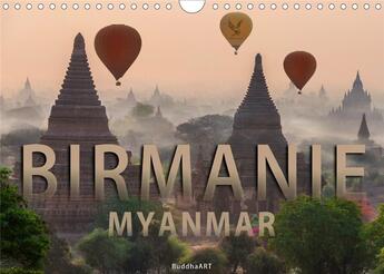 Couverture du livre « Birmanie myanmar calendrier mural 2020 din a4 horizontal - la birmanie est l un des pays » de Buddhaart K.A. aux éditions Calvendo