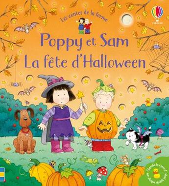 Couverture du livre « Poppy et Sam : la fête d'Halloween » de Heather Amery et Stephen Cartwright aux éditions Usborne