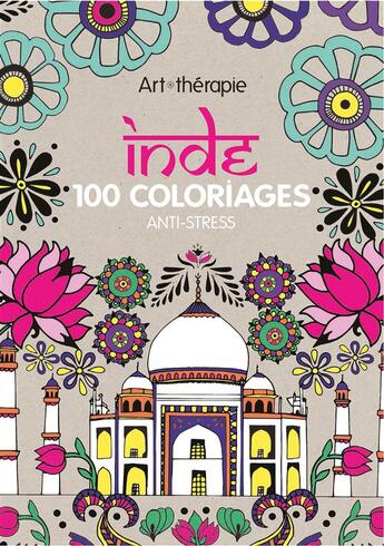 Couverture du livre « Art-thérapie ; Inde » de Emilie Ramon aux éditions Hachette Pratique