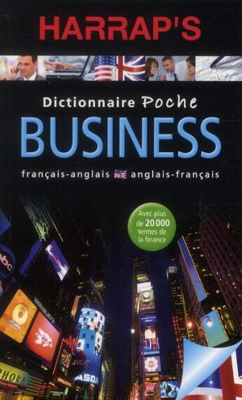 Couverture du livre « Dictionnaire Harrap's poche business » de  aux éditions Larousse