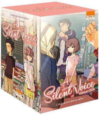 Couverture du livre « A silent voice : coffret Intégrale Tomes 1 à 7 » de Yoshitoki Oima aux éditions Ki-oon