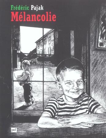 Couverture du livre « Melancolie » de Frederic Pajak aux éditions Puf