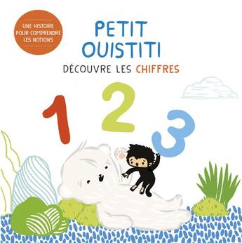 Couverture du livre « Petit ouistiti decouvre les chiffres » de Saudo/Parot aux éditions Casterman