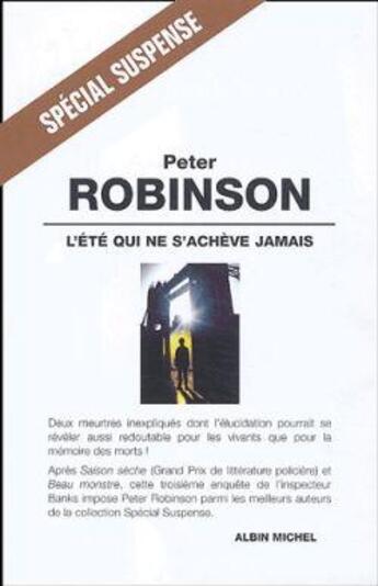 Couverture du livre « L'été qui ne s'achève jamais » de Robinson-P aux éditions Albin Michel