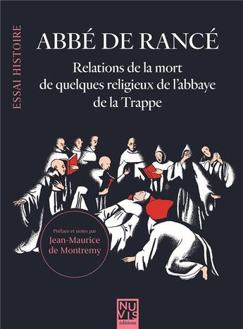 Couverture du livre « Relations de la mort de quelques religieux de labbaye de la Trappe » de Jean-Maurice De Montrémy aux éditions Nuvis